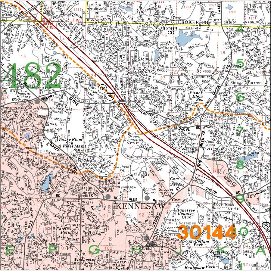 Carroll County Ga Zoning Map Georgia County Wall Map - Carroll County Georgia Wall Map