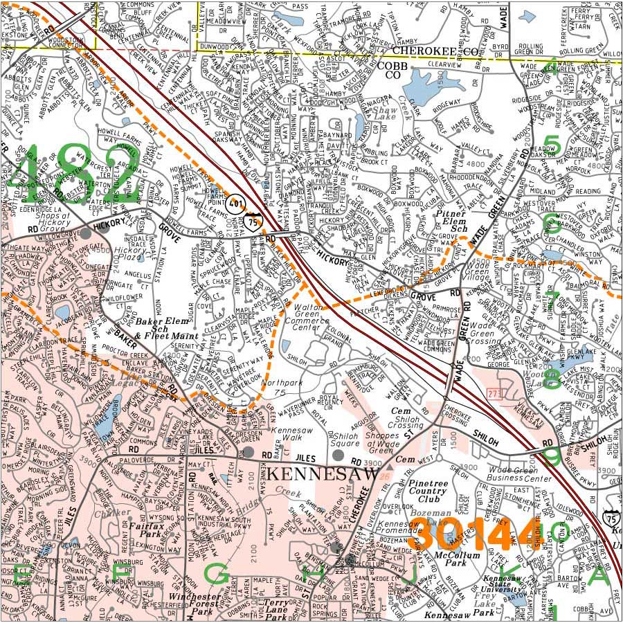 Printable Road Maps Of Gwinnett County Georgia - Free Printable Download